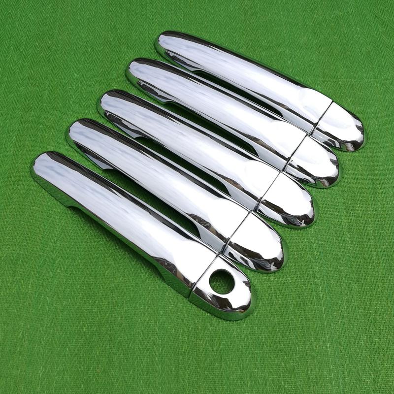 For Nissan Cube Z12 2010 - 2015 Chrome Door Handle Cover Trim Set 5Door 2011 2012 2013 2014 Car Accessories Stickers Car Styling