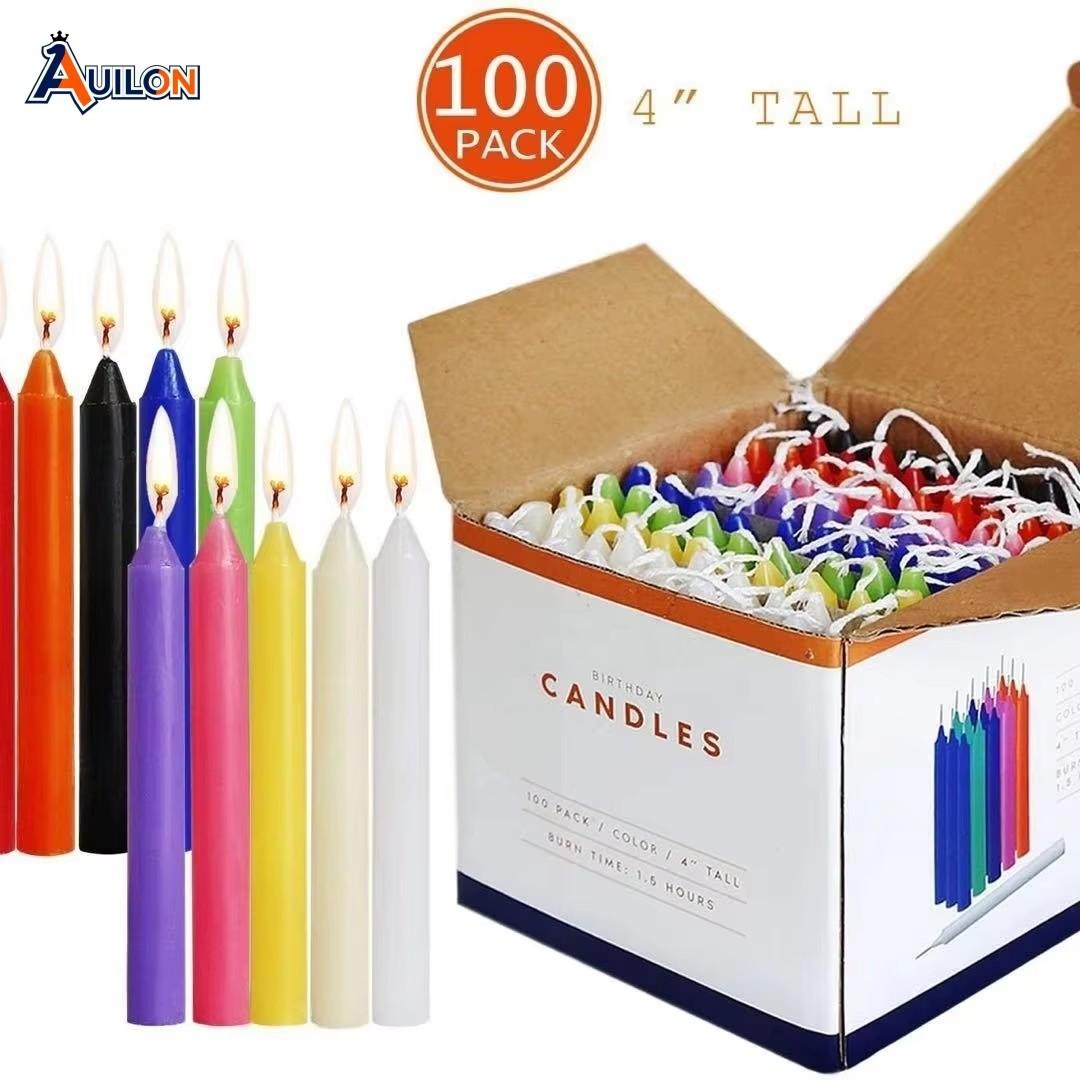 AQUILON Wellness Scents Mini Stick Candles - Eco-Aesthetic Gourmand 2026 Supplier 100 pack