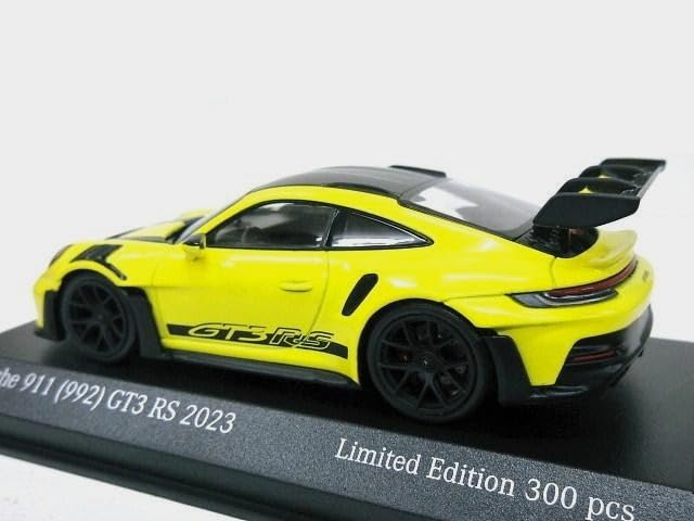 Europe Exclusive Scale Porsche 911 GT3 RS Weissach Package 2023 1/43 (Yellow)