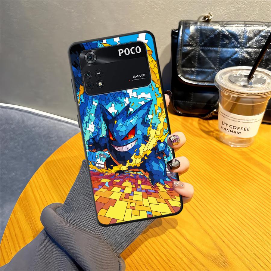 Funda Phone Cover Case for Xiaomi Poco F8 X3 X4 X5 X7 Pro F1 M3 M4 M7 Pro C75 F3 C71 C50 M5 C61 Cute Pikachu Pokemon