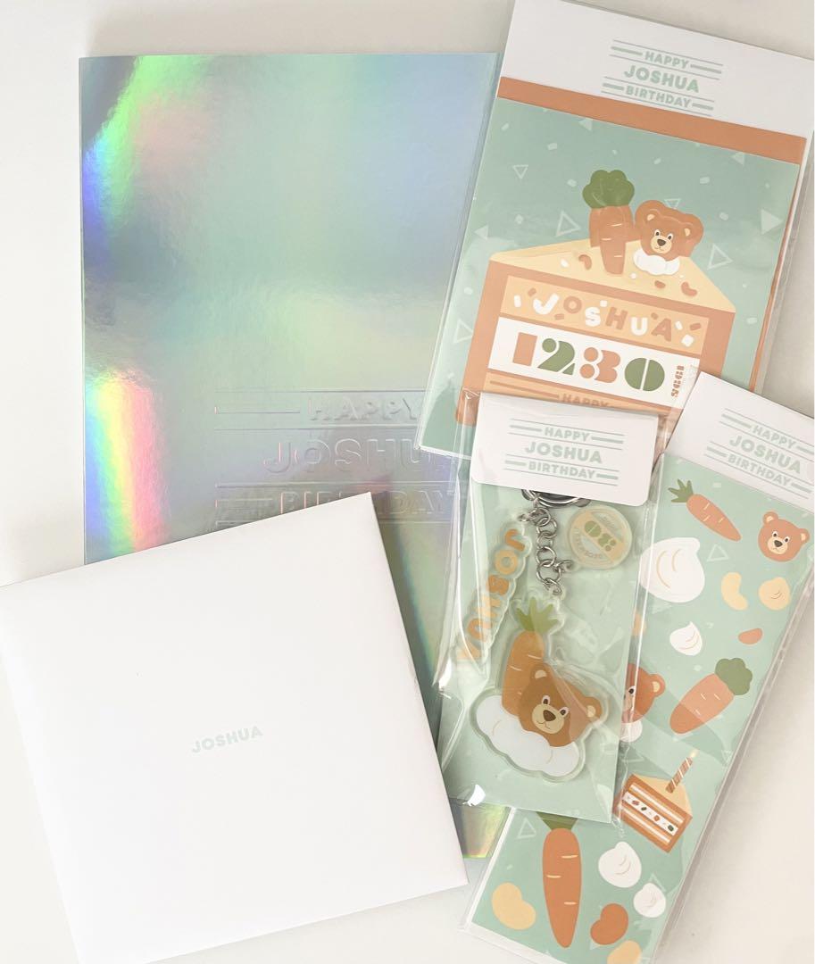 

[USED] seventeen JOSHUA birthday goods set
