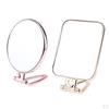 Countertop Makeup Vanity Mirror Adjustable Angle for Bathroom Cosmetic Shaving Use - Gold