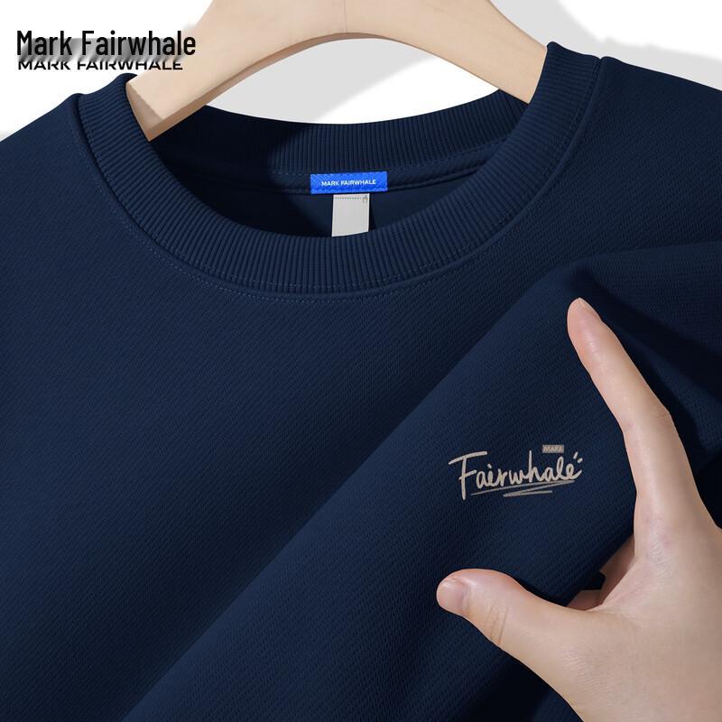 

Mark Fairwhale Men s Loose Fit Round Neck Sweatshirt 3XL