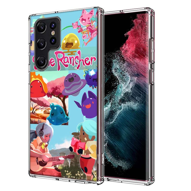 S-Slime R-Rancher Game Capa Phone Case For Samsung S26 Ultra S25 Edge Galaxy S23 S21 S20 S24 FE S22 S10 Plus Cover Clear TPU She