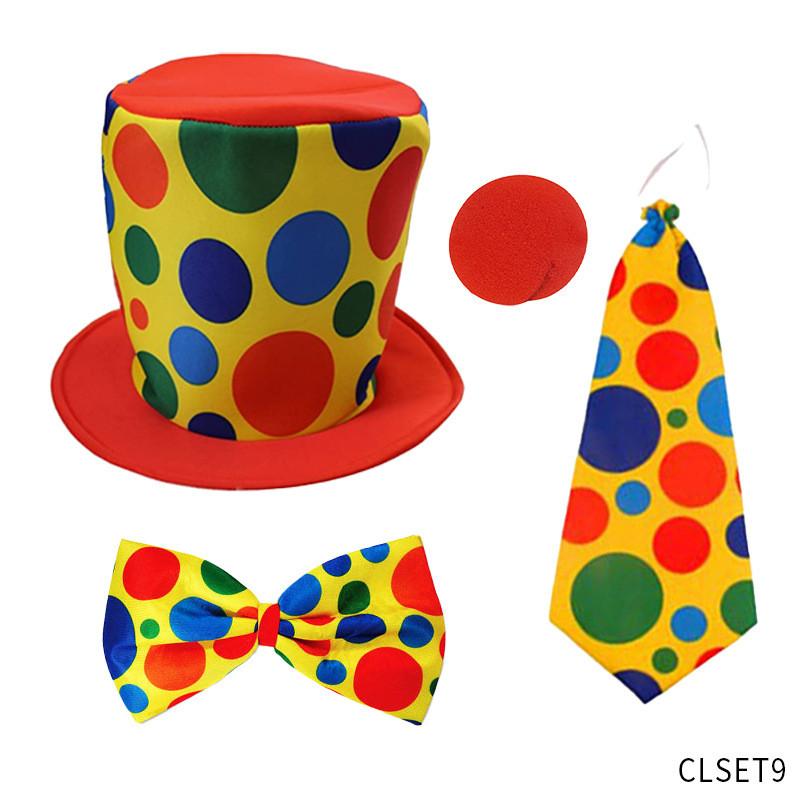 Roleplay Joker Outfit With Clown Nose And Wig Set For Cosplay Costume Events