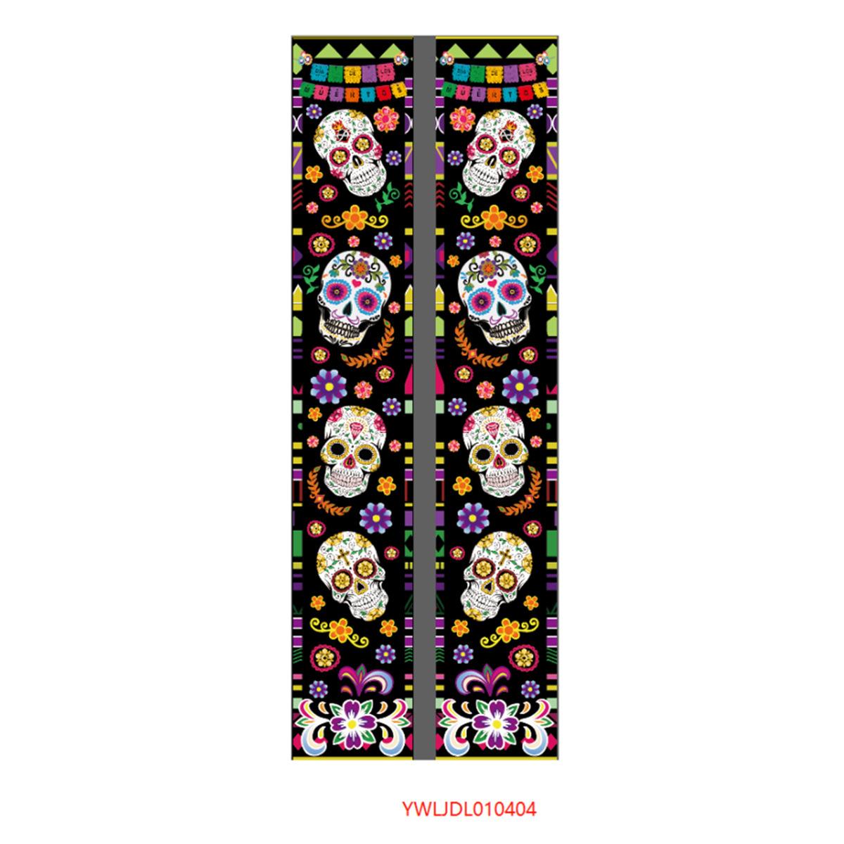 Mexico Halloween Day Of The Dead Party Decoration Arrangement Couplet Scene Arrangement Flag Customization Day of the Dead Couplet 1