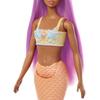 Barbie - poupées sirènes avec cheveux et nageoires colorés et serre-tête hrr05