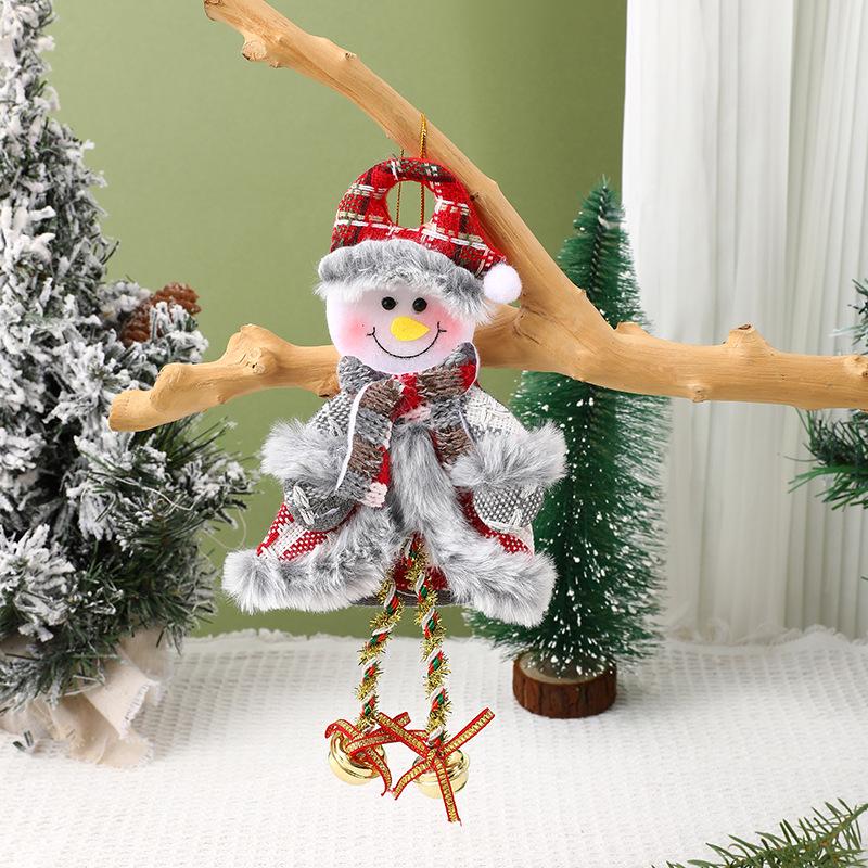 Santa Claus Fabric Doll Ornaments - Christmas Tree Decorations & Small Gift Pendants