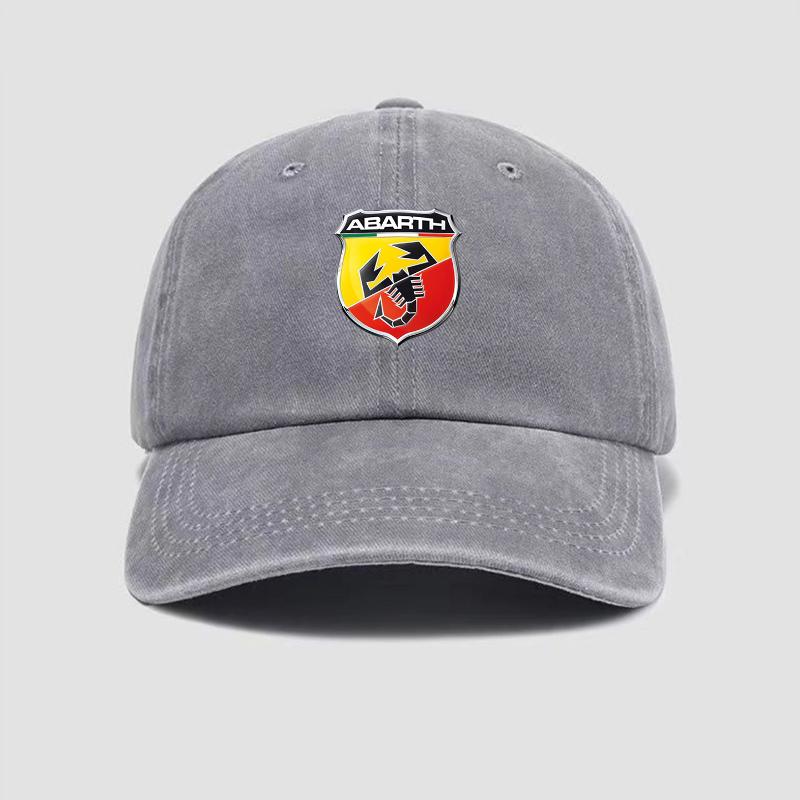 VEP1 Mode Auto Baseballkappe Schirmmütze Sonnenhut Unisex Verstellbarer Sonnenschutzhut Für Abarth Punto 124 500 595 695 500X 500e Zubehör