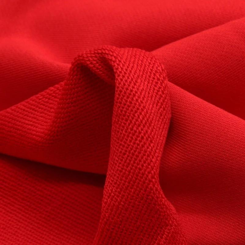 100x160cm Thick Loopback French Terry Fabric Elastic Pure Cotton Knitted Terry Fabric For Sewing Hoodie Sports Pants Sweater
