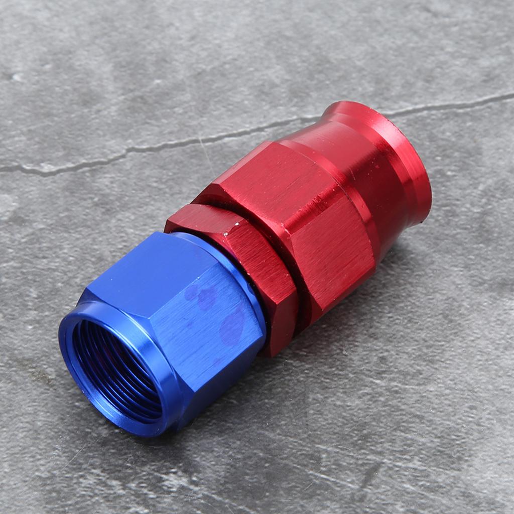 AN8 Slangeende Kobling Svingbar Aluminiumslegering Adapter for Oljekjøling til Oljerør