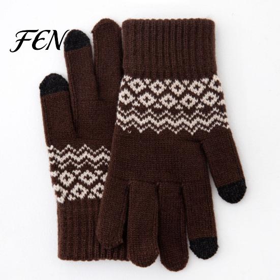 Outdoor Sports Skiing Gloves for Extreme Cold Thermal Knit Gloves, Thickened Velvet Lining And Elastic Ribbed Cuffs Winter Essential Climate