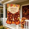 Garden Flag with Digital Print Fall Leaves - Double Sided Decorative Yard Flag