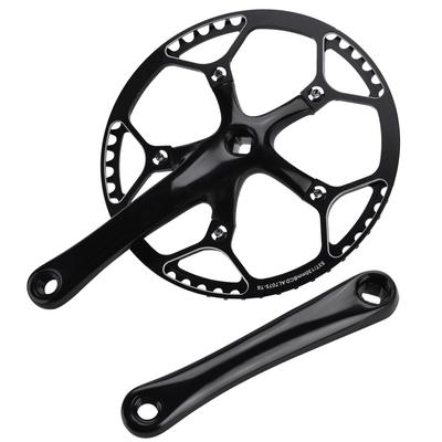 Mountain Bike Aluminum Alloy Hollow Integral Single Speed Crank Set Arm Repair Accessory