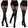 Sexy Pantyhose Women Fishnet Wine Red Ins Hot Girls Tights High Elastic Hipster Leggings