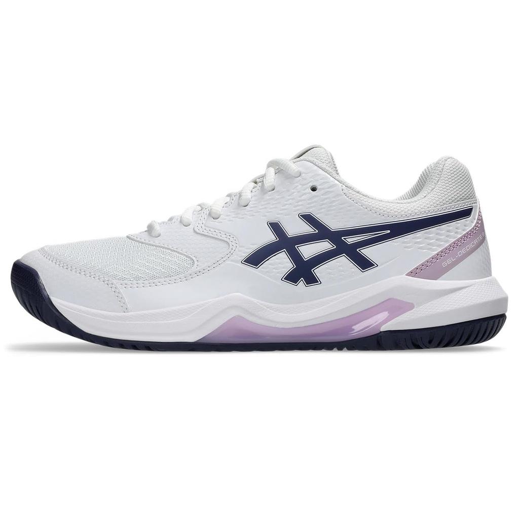 Tennis Shoes 8 1042A237 104 cm E [Asics] GEL-DEDICATE Women's (White/Indigo Fog) 25.5