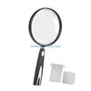 Y5GD Handheld 2 Time/1.5 Time Magnifier Shatterproof Lens Nonslip Grip Excellent for Reading Close Work Nature Hobbies by Adults