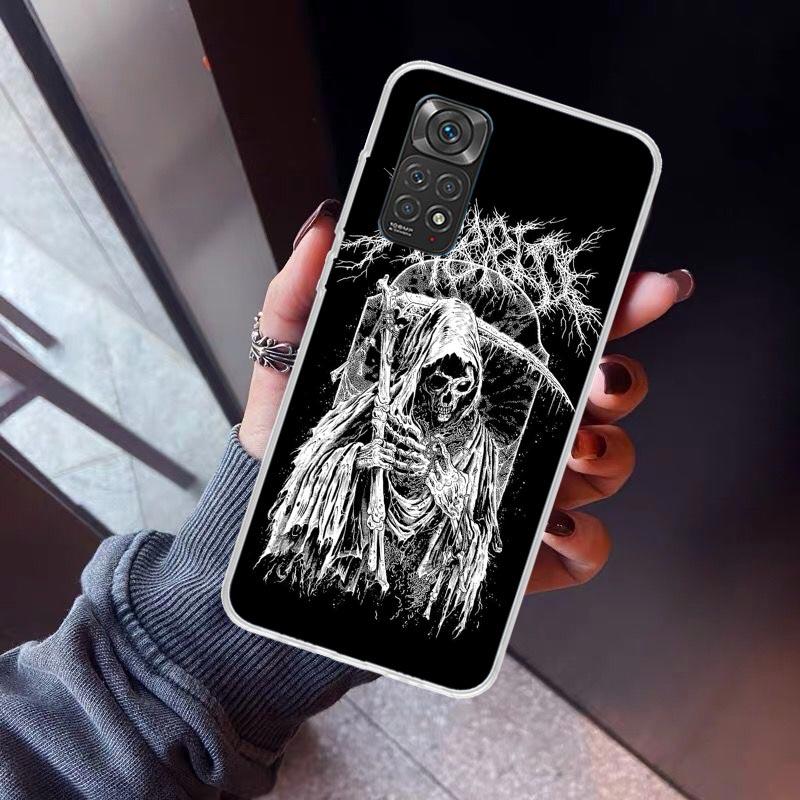 Satanic Goat Satan Devil Phone Case For Xiaomi Redmi Note 15 14 14S 13 12S 12 Pro Plus 11S 11 10S 10 4G Cover 11E 11T 5G Print F