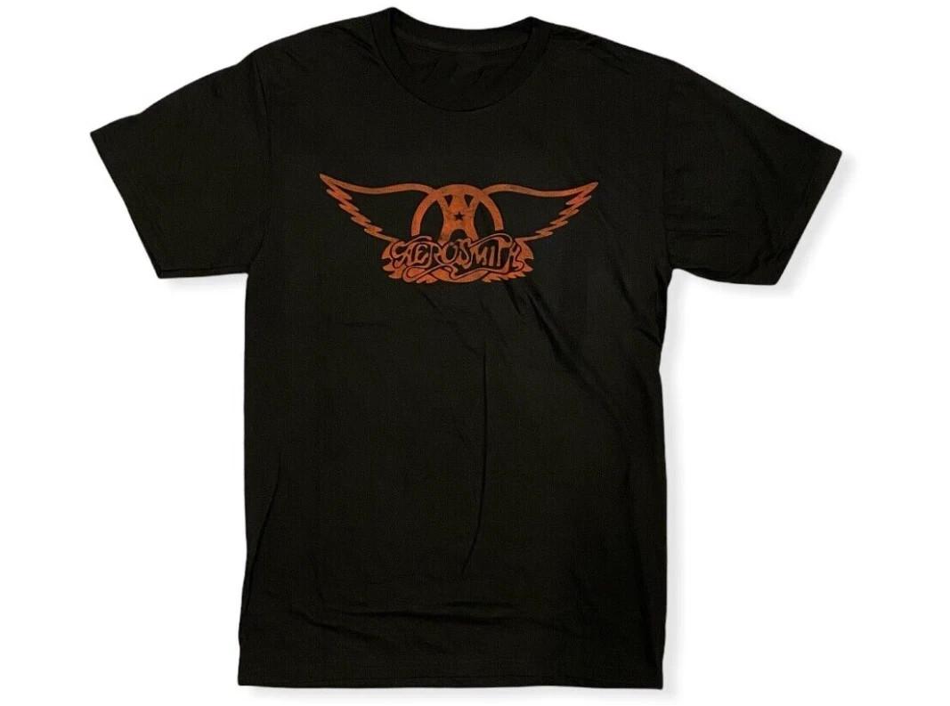 Aerosmith Officially Licensed Distressed Wings Classic Rock Roll T-Shirt XL