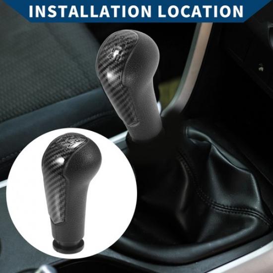 5 Speed Manual Gear Shifter Knob for Chevrolet Spark 2011-2014 Plastic Black