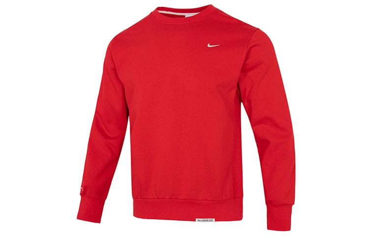 Nike Sweatshirts Men s Red Crew Neck Moderate Regular DQ5821-657 L
