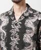 AVIREX Aloha Shirt Dragon Rise Size L 010 Black (WEB&DEPOT Exclusive) Men's 783-5123024