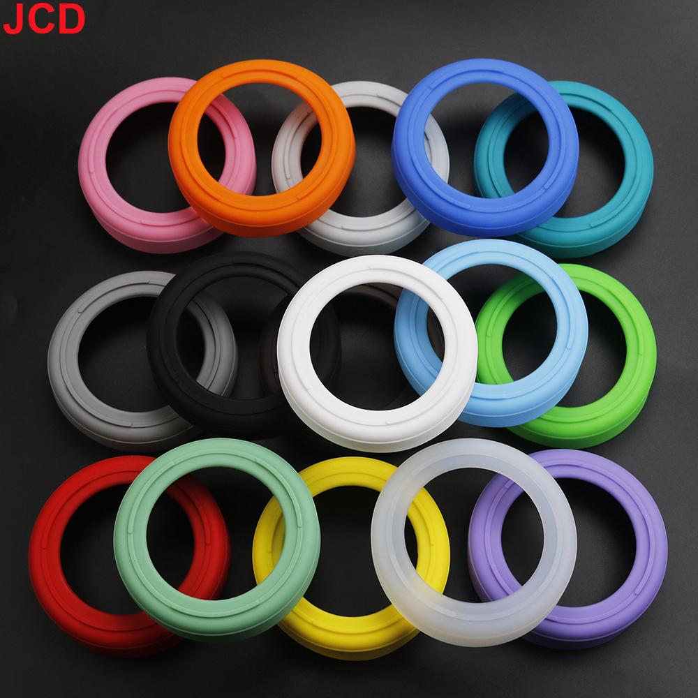1piece 9CM 23G Colour Threaded Soft Silicone Cup Bottom Cover Wear Resistant Ring Sleeve Sheath Anti Slip Good Toughness Elastic