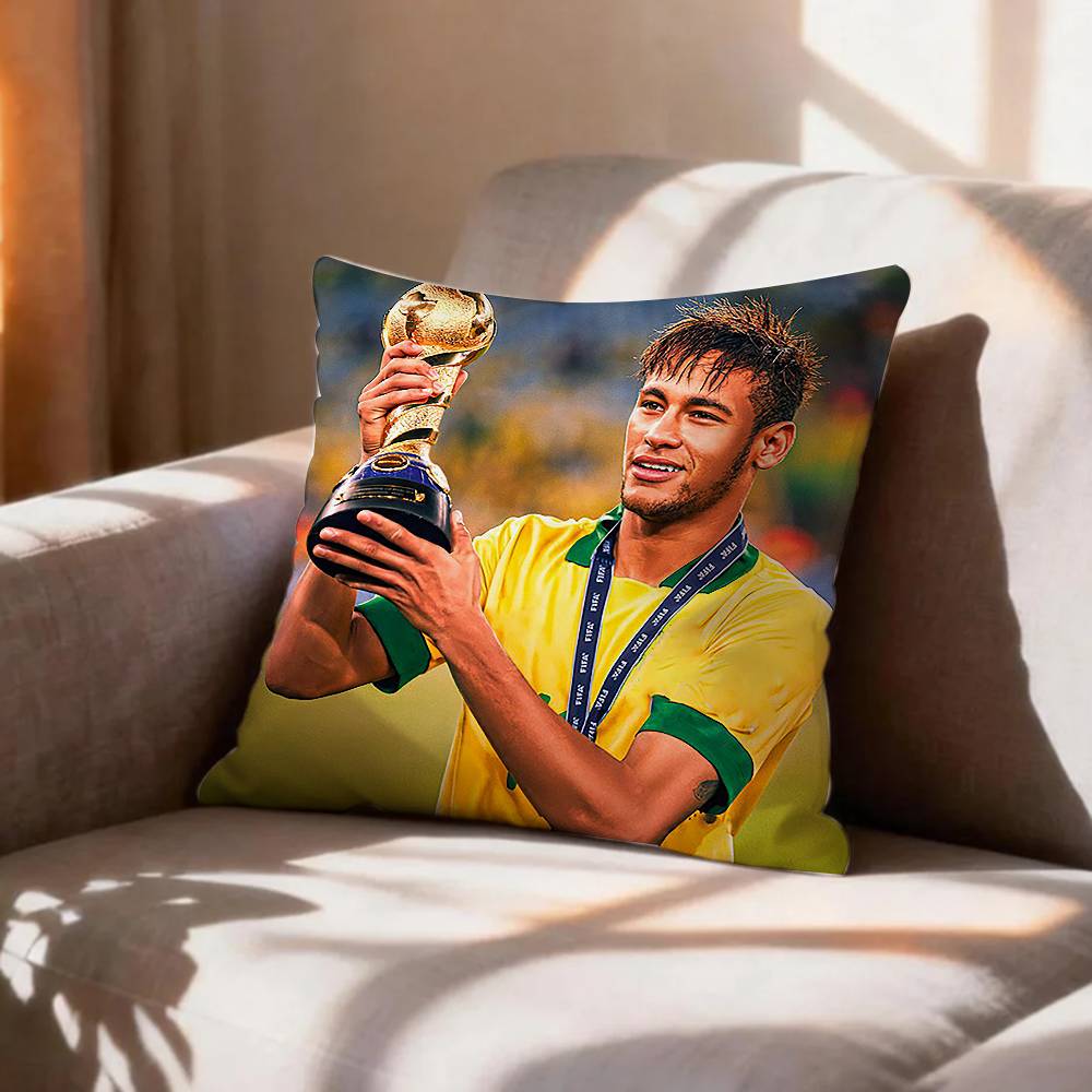 F-Footballer N-neymar J-jr   Pillow Case Pattern Printed Pillowcase For Living Room Sofa Cushion Cover