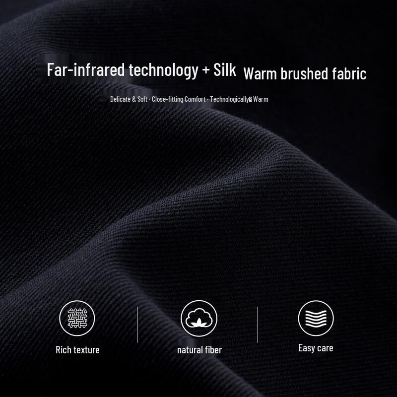 Shanshan Men's Polo Collar Long-Sleeve T-Shirt