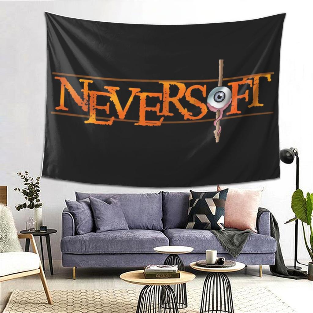 Neversoft Tapestry Wall Hanging Aesthetic Home Decoration Tapestries for Dorm Room
