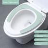 Heating Toilet Seat Intelligent Constant Temperature Household Toilet Seat Waterproof Winter Adsorption Heating Toilet Cover Toilet Sticker