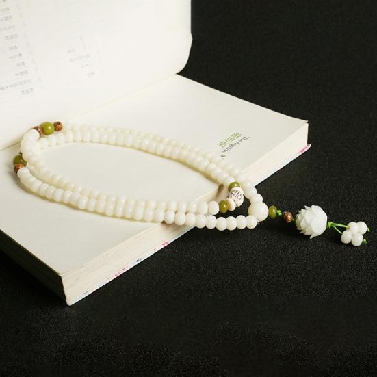 Braccialetti da uomo con perline di preghiera in resina naturale, braccialetto di corda accattivante