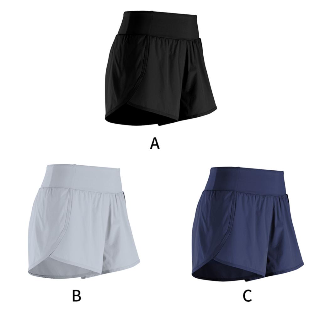 Jogging Running Shorts Women 2 In 1 Dry Shorts Gym Loose Sport Shorts Breathable Yoga Shorts