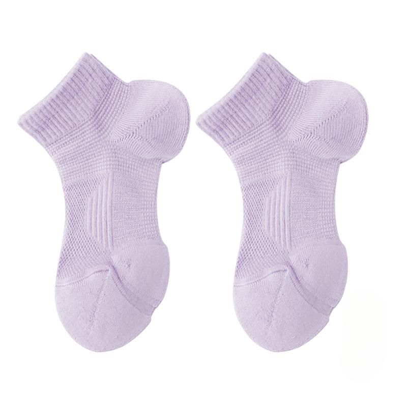 Running Sports Socks for Women, Shallow-mouthed Short Socks, Summer Short-leg Fitness Badminton, Thickened Towel Bottom Socks