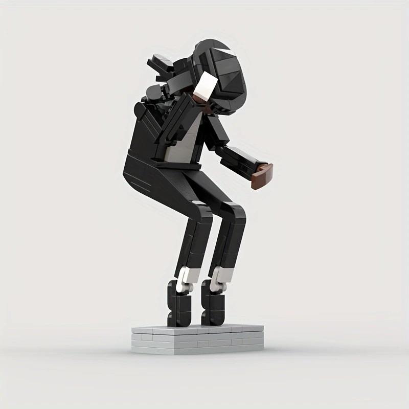 New Ideas MOC Music Superstar Singers Dancers MJ Model Michael Jacksons Building Blocks Toys Christmas Gift