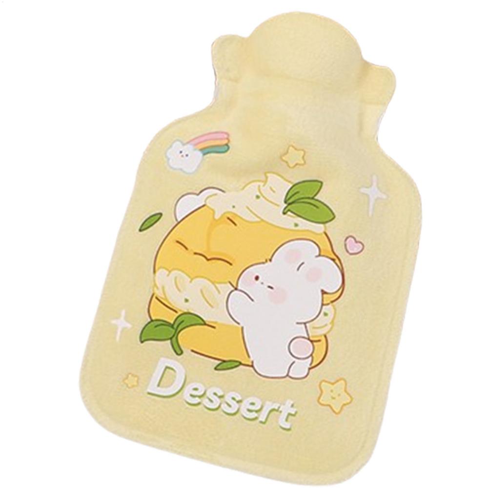 250ml Hot Water Bottle Cute Hot Water Bag Winter Hand Feet Warmer Hot-water Bag for Menstrual Cramps Neck and Shoulder Relief