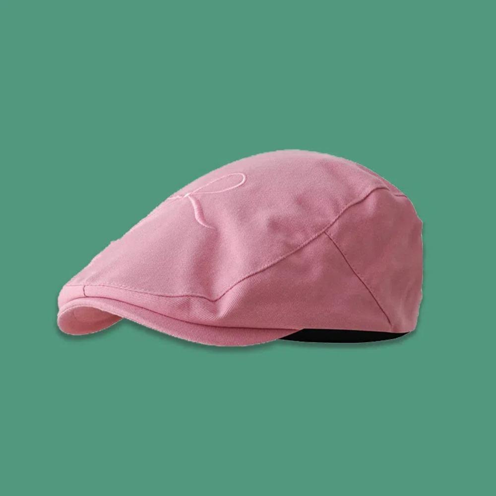 

Bowknot Pattern Newsboy Cap Cotton Women Artist Hat Painter Hat Berets Cap Autumn бежевый