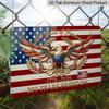Piatto 2D, 1 pz "250 Anni di Libertà 1776-2026" Aquila Americana Segno in Alluminio 12x8 Pollici - Bandiera USA e Aquila Calva Design Patriottico, 250° Anniversario USA