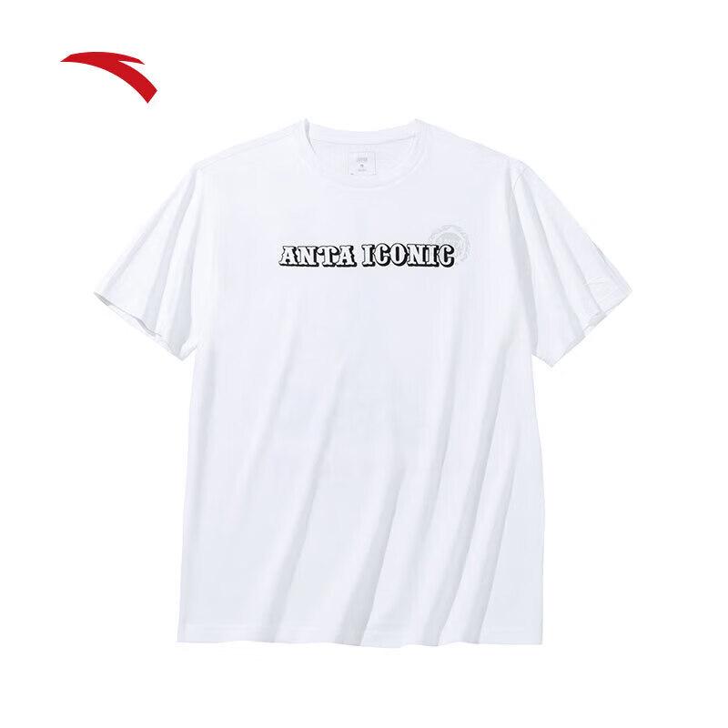 

Anta Men s Loose Fit Lyocell Blend Short Sleeve T-Shirt L