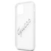 Guess Guhcp12Lktrsvsi Iphone 12 Pro Max 6,7 Transparent Hardcase Vintage Script Silver