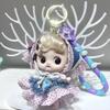 10Cm Doll Keychain Pendant Multi-Jointed Movable Bjd Princess Doll Keychain Charm Girls Plaything Accessories Bag Charm Kids Toys