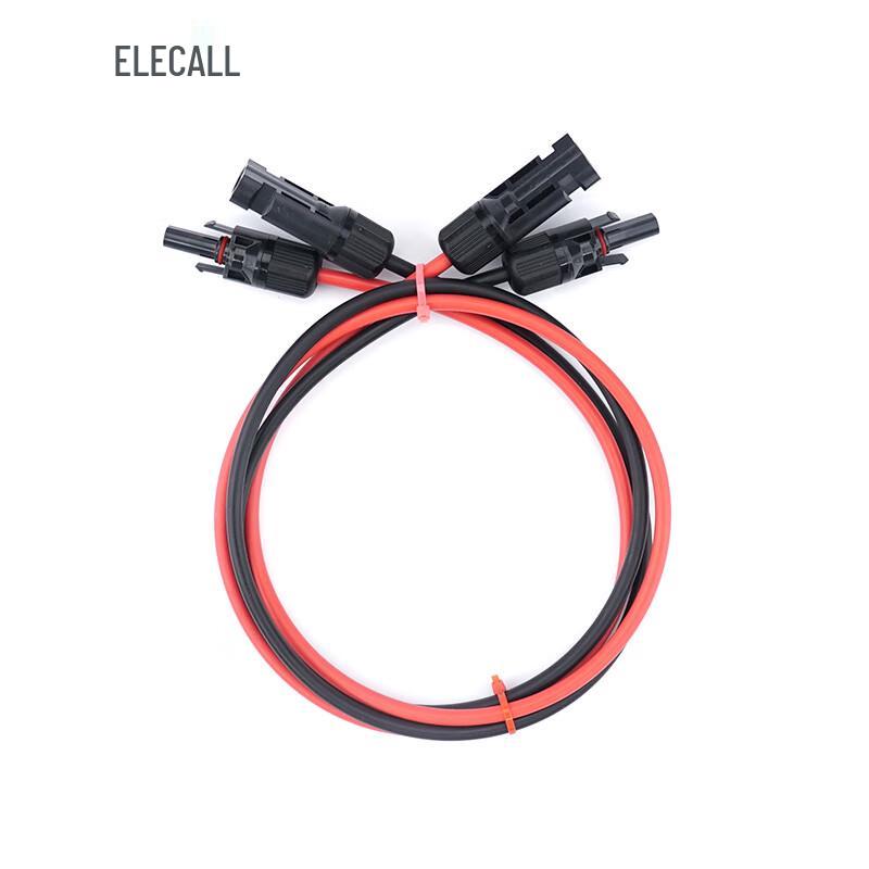 ELECALL Solar MC4 Extension Cable Set