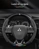 3D embosovaný potah volantu Mitsubishi: Celoroční, Protiskluzový, Prodyšný, Unisex střih.