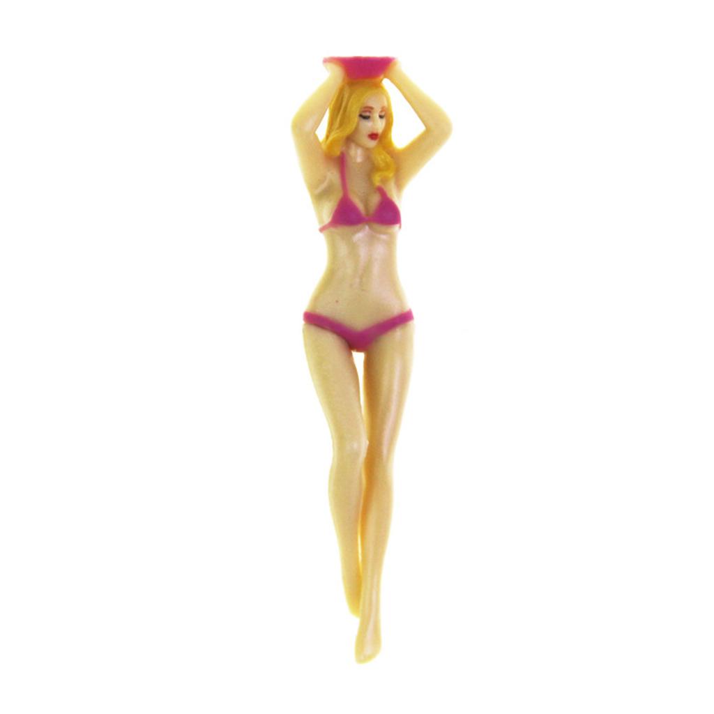 Golf Tees with Bikini Model Design - Novelty Fun Golf Tees for Men and Women, Party Gift Idea