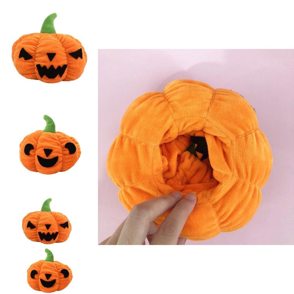 Adorable Reversible Pumpkin Plush Toy Perfect Halloween Gift Customizable Doll