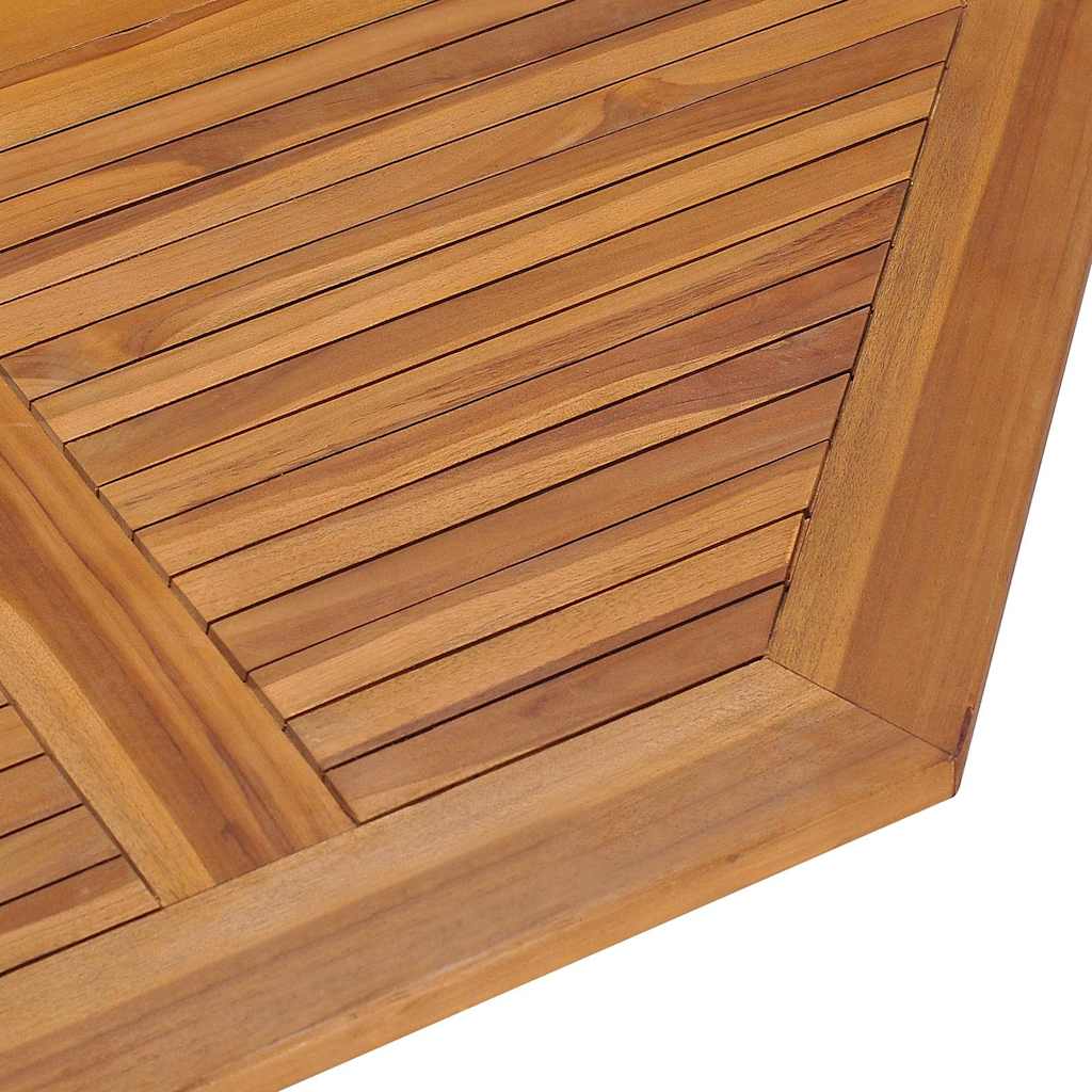 Vidaxl 5-Cz. Folding Garden Furniture Set, Solid Teak Wood