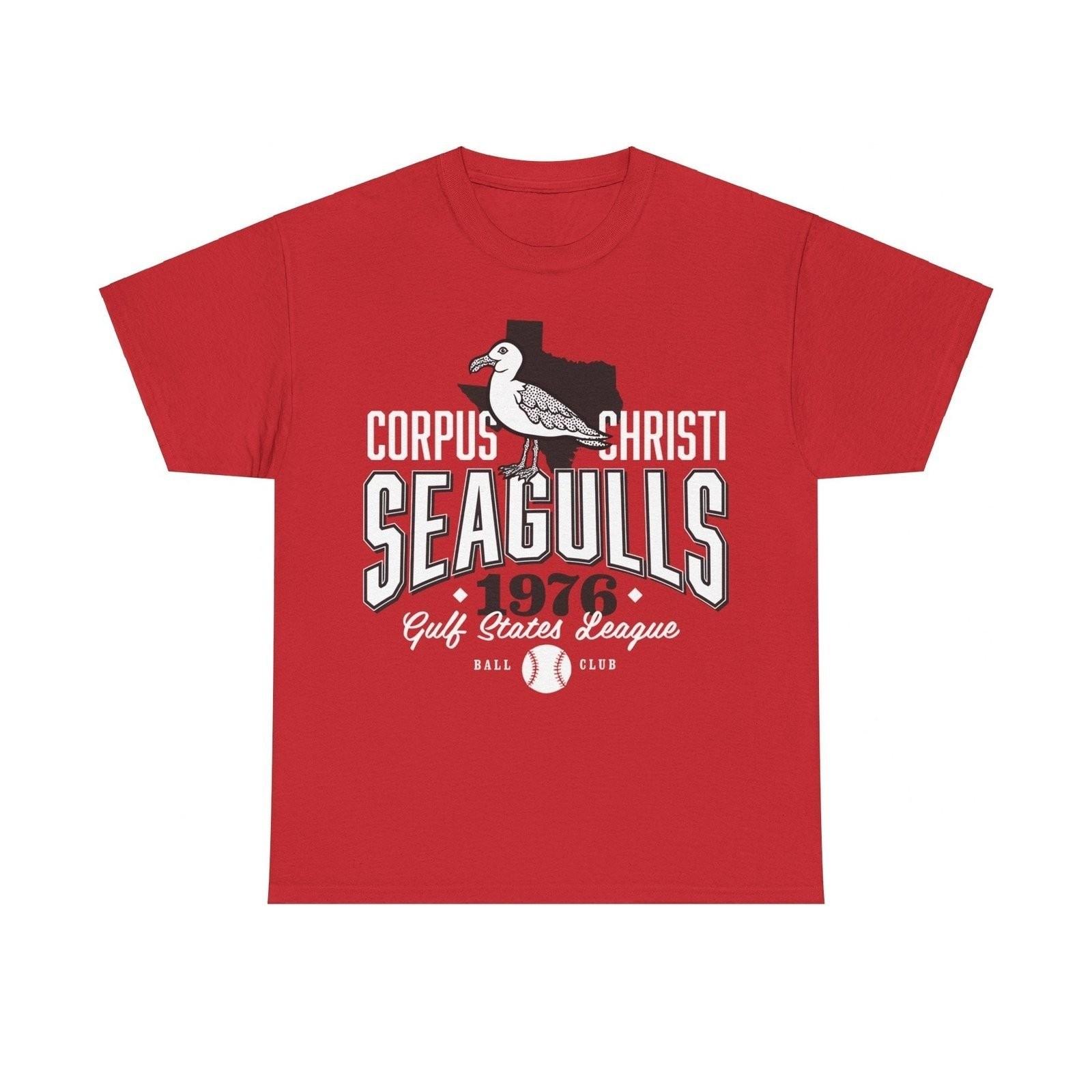 Corpus Christi Seagulls Est 1976 Texas Baseball T-shirt S разноцветный