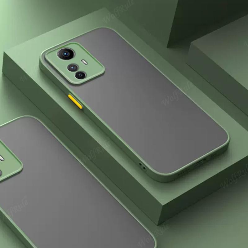 

Чехол-накладка для Redmi Note 12S Xiaomi Redmi Note 12S Capas Новый противоударный задний бампер Матовая полупрозрачная накладка для Redmi Note 12S For Redmi Note 12S армия зеленый