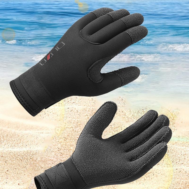 Kevlar 3Mm/5Mm Winter Spearfishing Diving Gloves Scratch-Proof Wearable Surfing Scuba Dive Keep Warm Neoprene Gloves