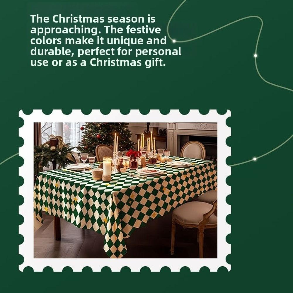 100*140cm Christmas Decorative Table Cover Thickened Tablecloth  New Year Party Supplies